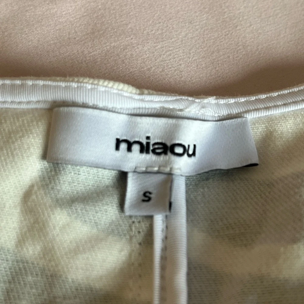 Miaou Black and White Patterned Top - Picture 6 of 7